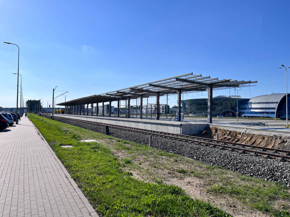 Budowa linii kolejowej z Rzeszowa na lotnisko w Jasionce [sierpień 2023]